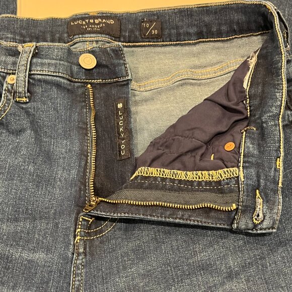 Lucky Brand High Rise 'Stevie Flare' Jeans, Med Wash, 10 - Picture 5 of 10